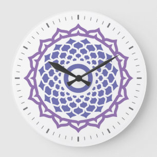 Krona Chakra Energy Wall Clock Stor Klocka