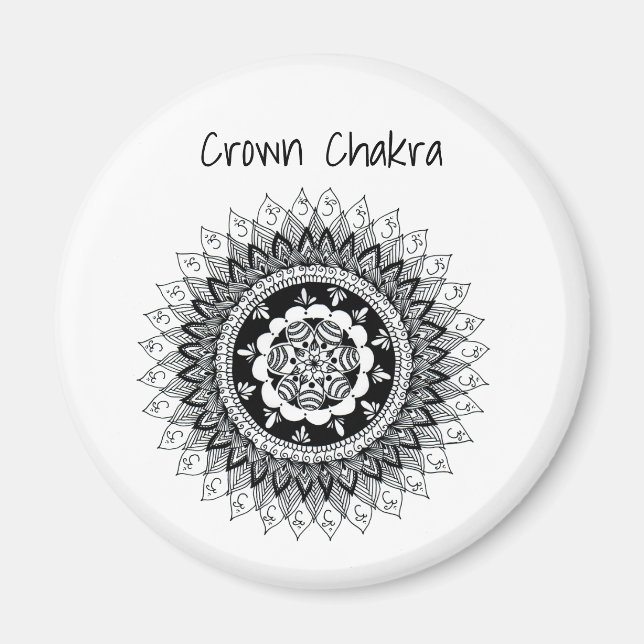 Krona Chakra magnet (Framsidan)