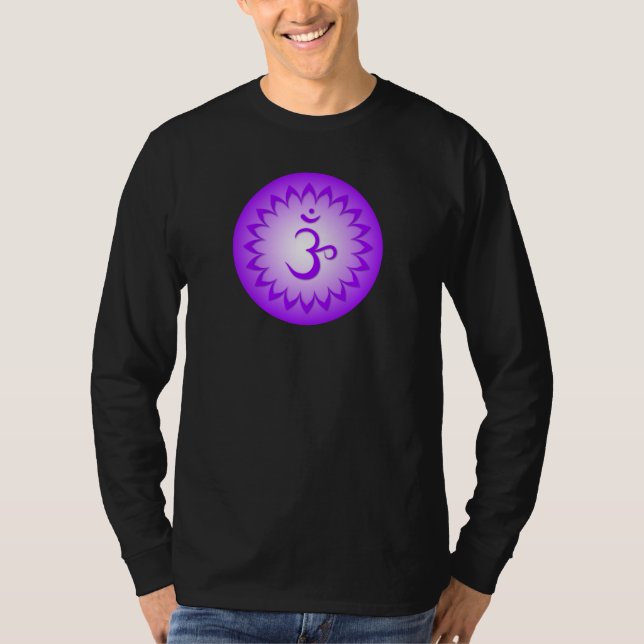 Krona Chakra med uppgifter - Sahasrara Tee (Framsida)
