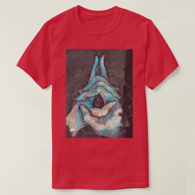krona chakra mudra t shirt (Design framsida)