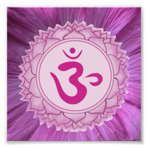 Krona chakra Photo Papper (Satin) Fototryck