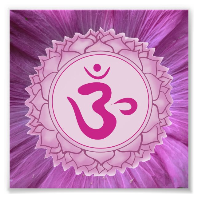 Krona chakra Photo Papper (Satin) Fototryck (Framsidan)