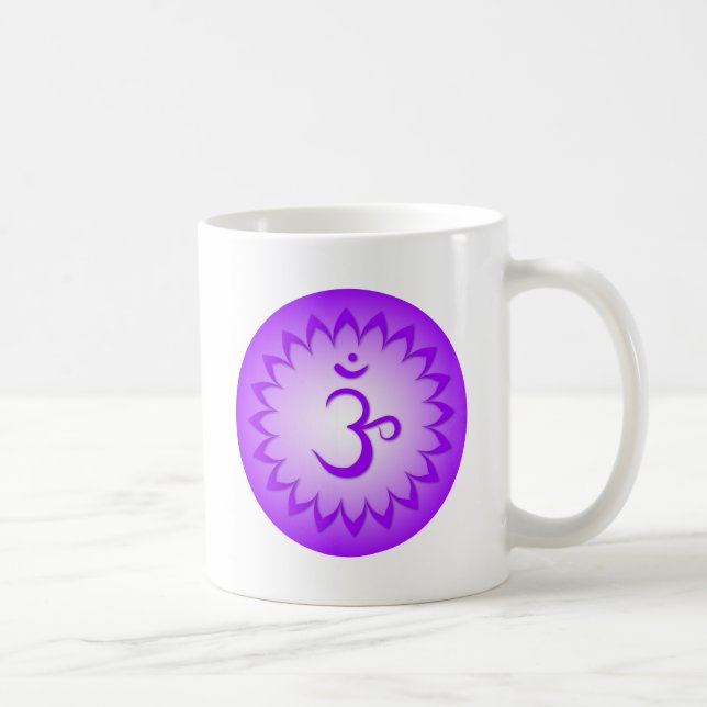 Krona Chakra - Sahasrara Kaffemugg (Höger)