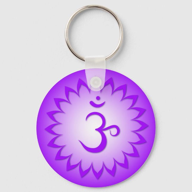 Krona Chakra - Sahasrara Nyckelring (Framsida)
