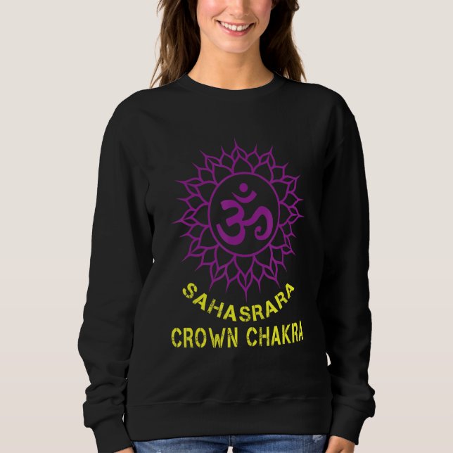 Krona Chakra Sahasrara T Shirt (Framsida)