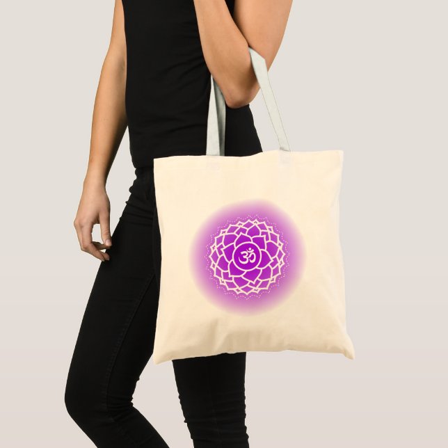 Krona Chakra | Sahasrara Tygkasse (Framsida (produkt))