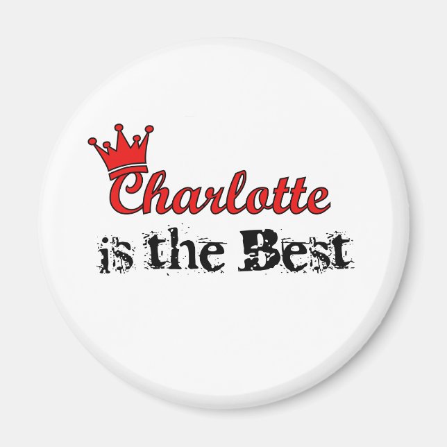 Krona Charlotte Magnet (Framsidan)