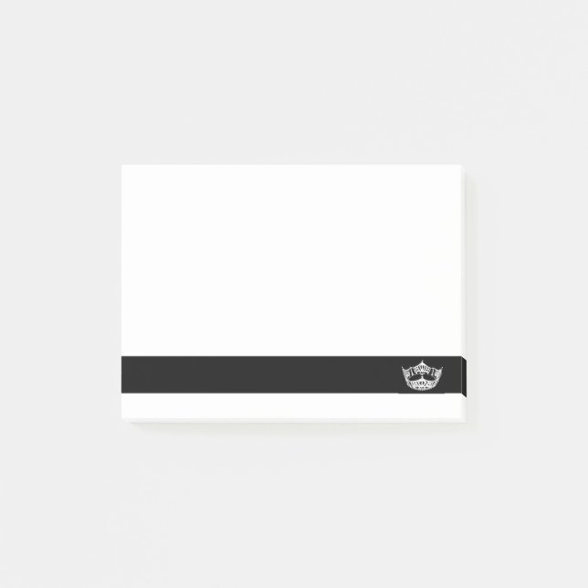 Krona efter Skönhetstävling Post-it Block (Framsida)