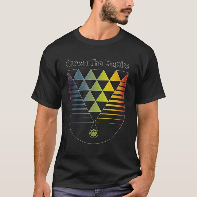 Krona: Empire Gradient T Shirt (Framsida)