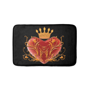 Krona Filigree Heart Bath Mat Badrumsmatta