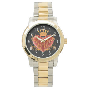 Krona Filigree Heart Watch Armbandsur