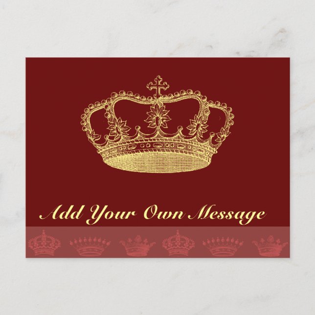 Krona-formgivning Vykort (Framsida)