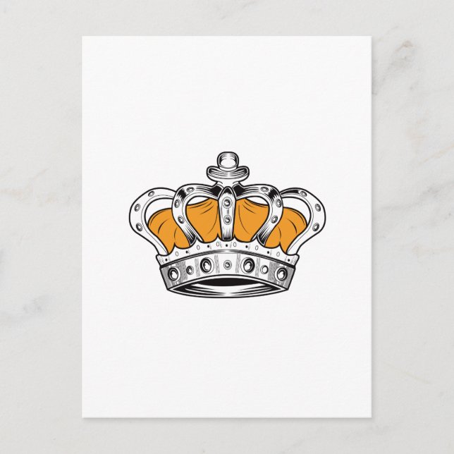 KRONA - GULT VYKORT (Framsida)