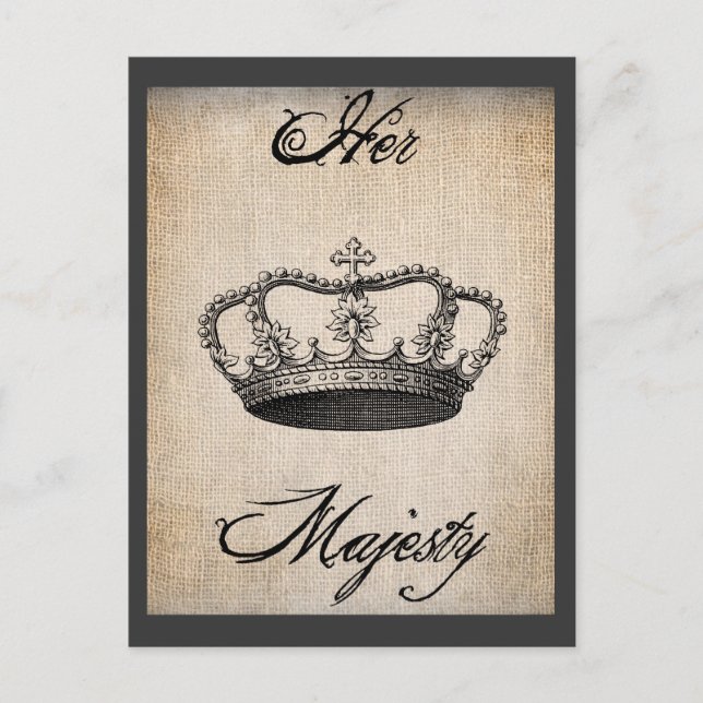 Krona_Hennes Majestäts vykort (Framsida)