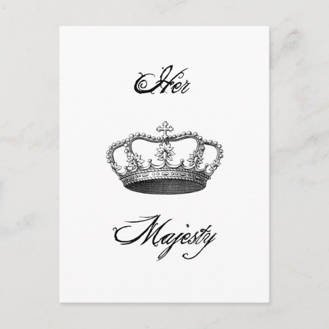 Krona_Hennes Majestäts vykort (Framsida)