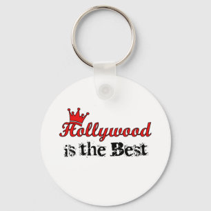 Krona Hollywood Nyckelring