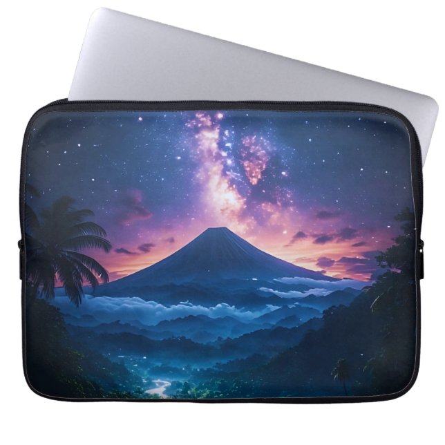 Krona i Javanesiska Himmel Laptop Fodral (Framsidan)