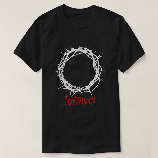 Krona i Thorns Jesus T Shirt (Design framsida)