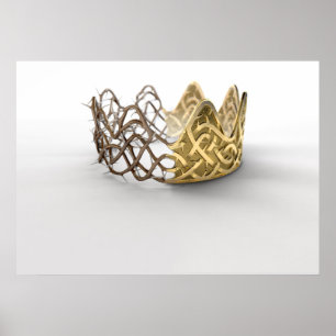 Krona i Thorns-konceptet Poster