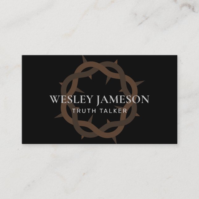 Krona i Thorns Visitkort (Framsida)