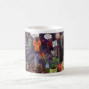 Krona i torgen kaffemugg