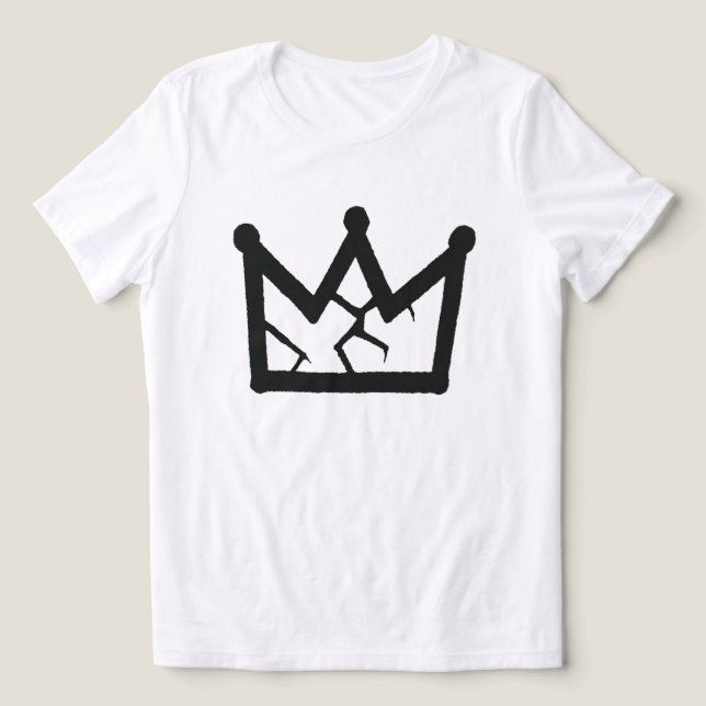 Krona kraschade t shirt (Design Framsida)
