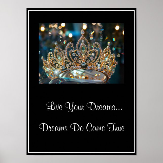 Krona Live Your Dreams Poster (Framsidan)