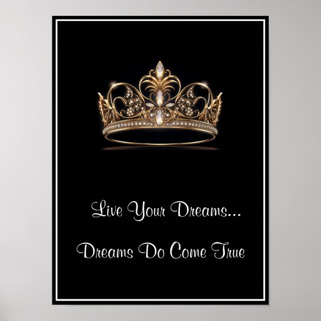 Krona Live Your Dreams Poster (Framsidan)
