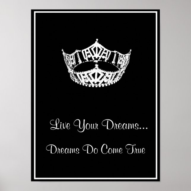 Krona Live Your Dreams Poster (Framsidan)