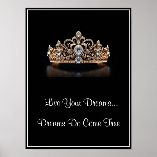 Krona Live Your Dreams Poster (Framsidan)