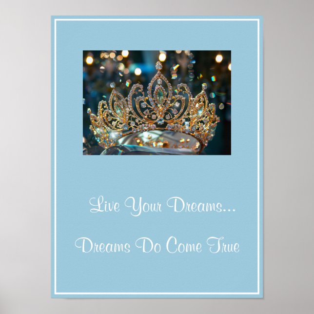Krona Live Your Dreams Poster (Framsidan)