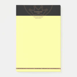 Krona Logotyp Notes Post-it Block