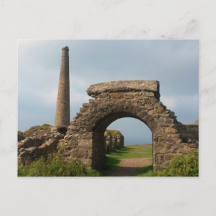 Krona Mines, Botallack, Cornwall, England. Vykort