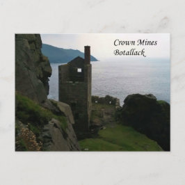 Krona Mines Botallack Cornwall England Vykort
