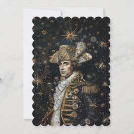 Krona Napoleon - Platt inbjudan 12,7 cm x 17,8 cm