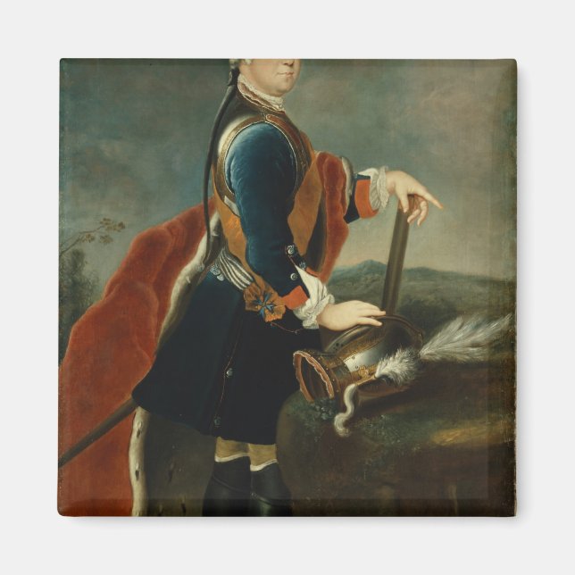 Krona Prince Frederick II, 1736 Magnet (Framsidan)