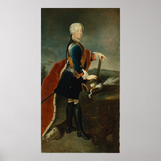 Krona Prince Frederick II, 1736 Poster (Framsidan)