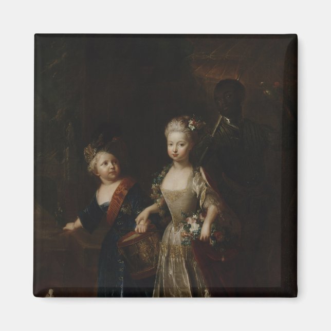 Krona Prince Frederick II med syster Magnet (Framsidan)