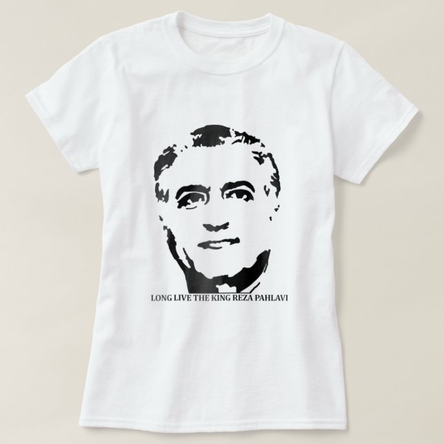 Krona Prince Reza Pahlavi Raglan Baseball Tee3276 T Shirt (Design framsida)