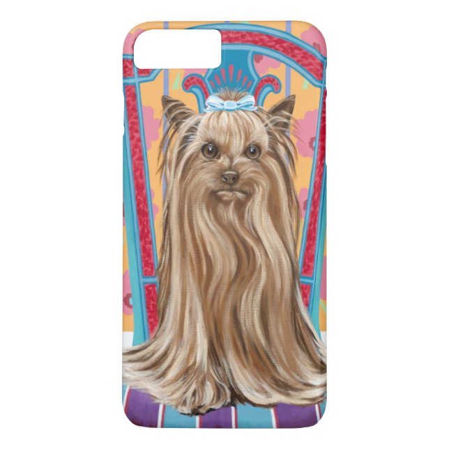 Krona Princess Yorkie Case-Mate iPhone Skal (Baksida)