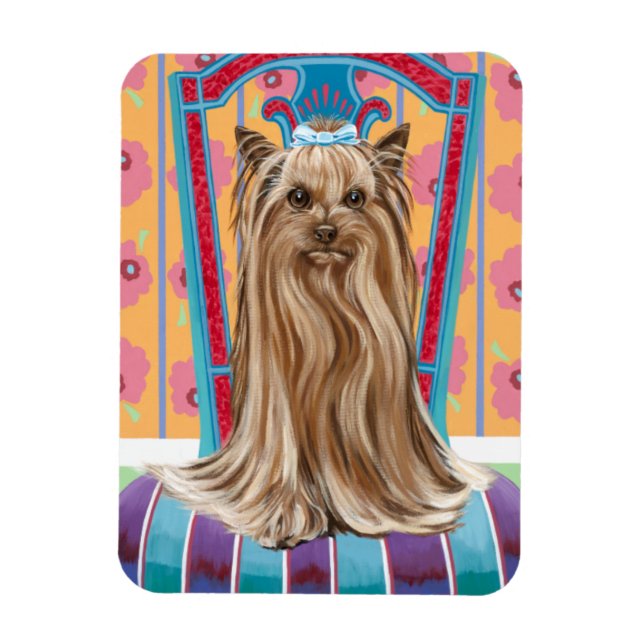 Krona Princess Yorkie Magnet (Vertikal)