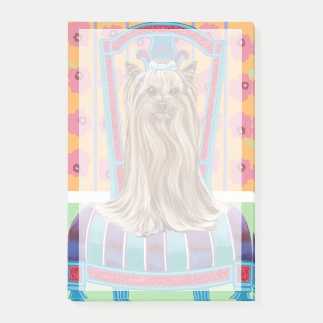Krona Princess Yorkie Post-it Block (Framsida)