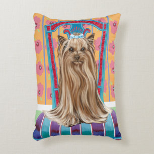 Krona Princess Yorkie Prydnadskudde