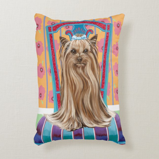 Krona Princess Yorkie Prydnadskudde (Framsidan(Vertikal))