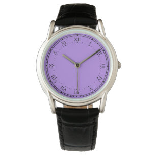 Krona Protector Black and Lila Leather Watch Armbandsur