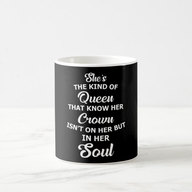Krona Queen Royal Princess Guld Funny Gift Idea Kaffemugg (Center)