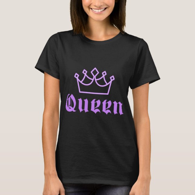 Krona Queen T Shirt (Framsida)