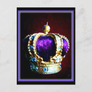 KRONA ROYALTY LILA VELVET ON BLACK VYKORT