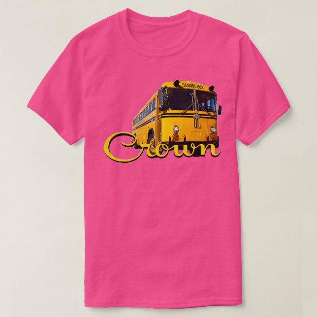 Krona School Buss T Shirt (Design framsida)