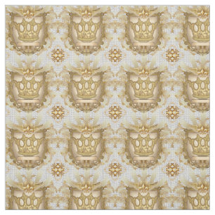 Krona Shield Family Crest Fabric Tyg